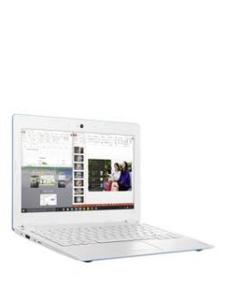 Lenovo Ideapad 100S Intel Atom, 2Gb Ram, 32Gb Emmc Ssd, 11.6 Inch Laptop - Blue - Laptop Only